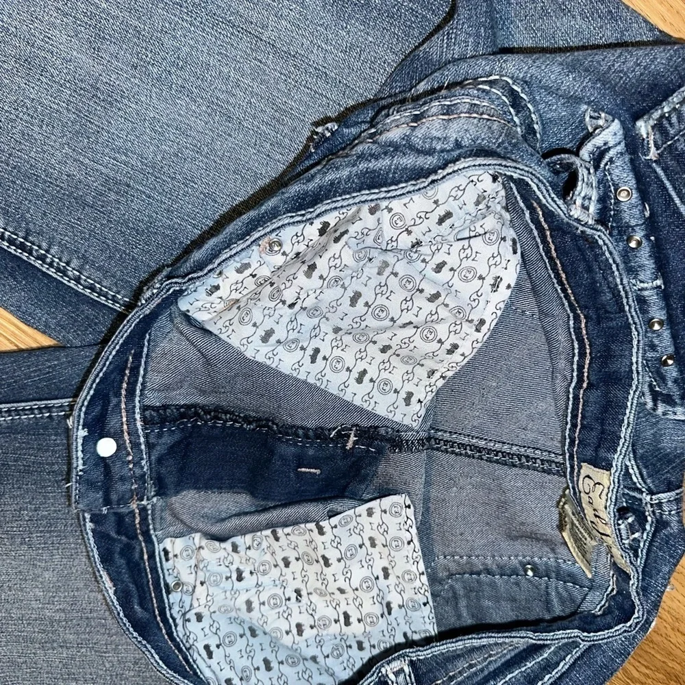 Earl Jean Classic Blue Denim Bootcut Jeans